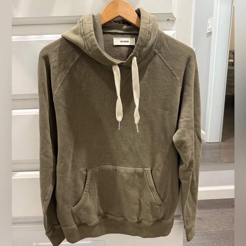 Buck Mason Brushed Loopback Hoodie